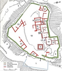 Plan du Grand-Geroldseck levé par le CRAMS.