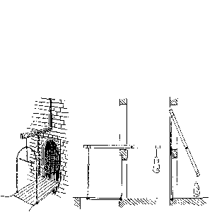 Esquisse d’un pont levis à balancier