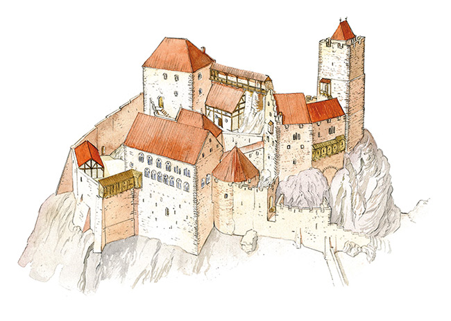 Chateau de Saint-Ulrich, Ribeauville