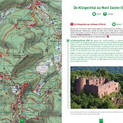Page intérieure topo guides chemin des chateaux forts d'Alsace
